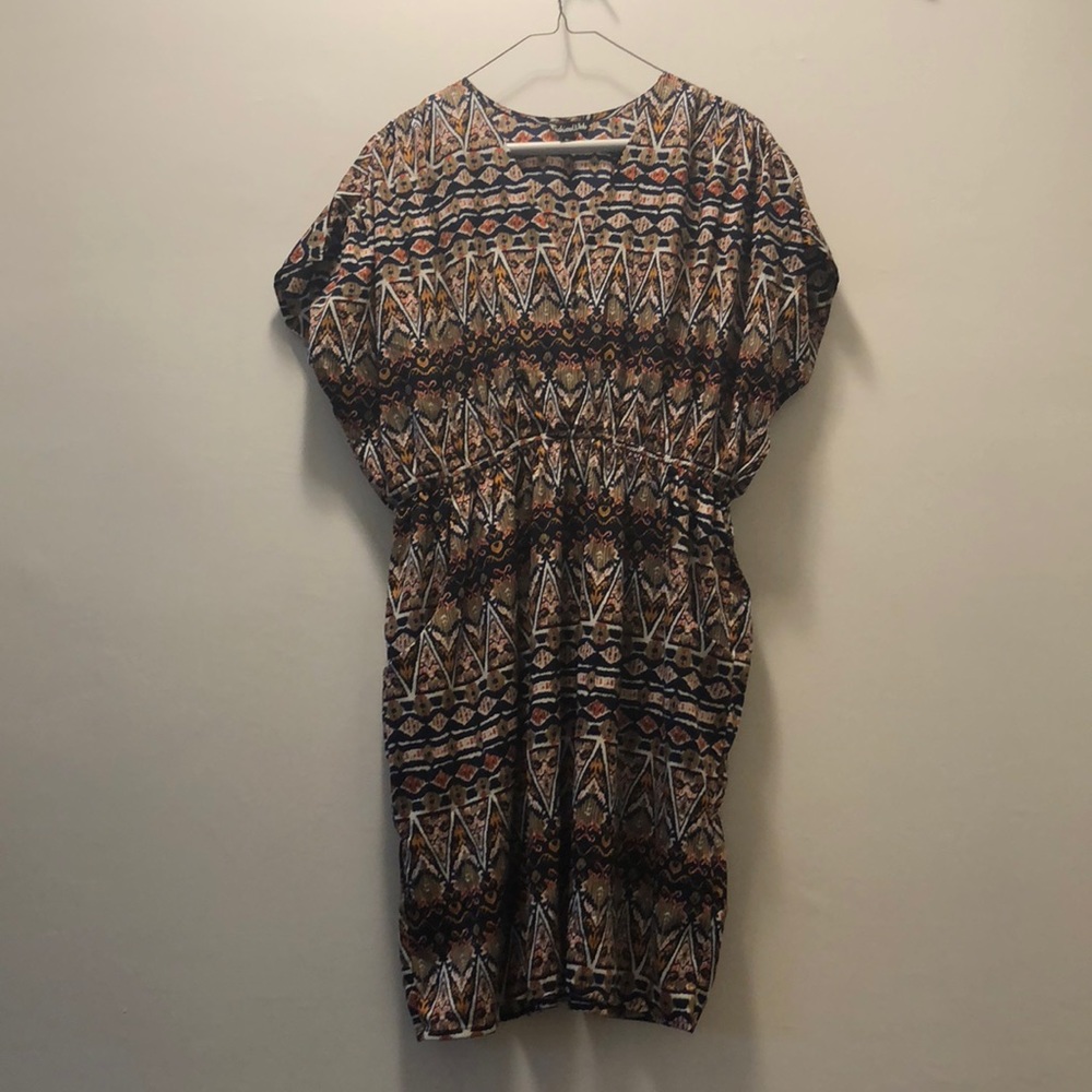 Patterned Midi Dress